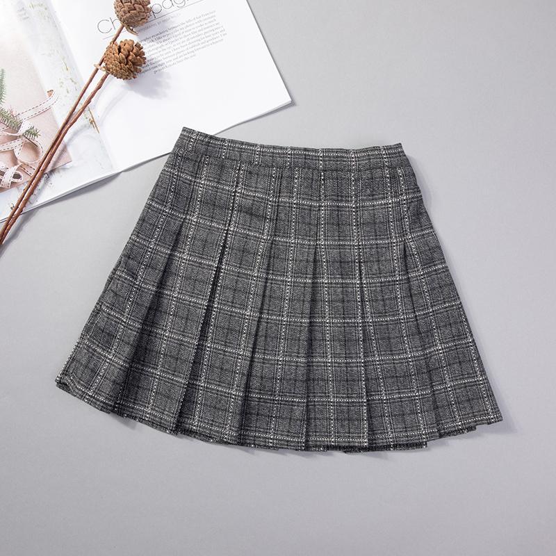 Girls' skirt spring and autumn foreign style little girl skirt children's pleated skirt Korean spring baby black skirt summer