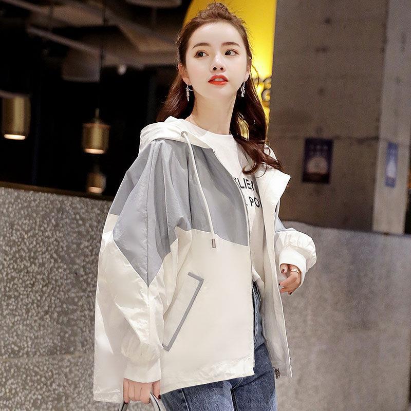 New sunscreen clothes women's anti ultraviolet summer thin coat Korean loose student sunscreen clothes windbreaker lovers fashion
