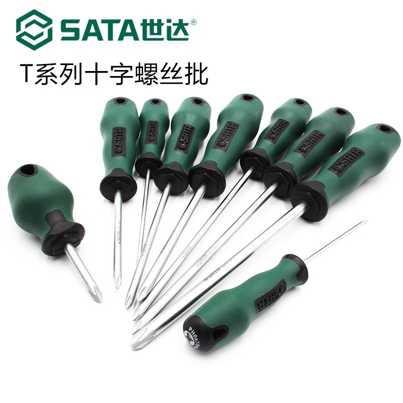 75772-世达工具螺丝刀十字T系列超硬起子工业级螺丝批十字起子强磁63502-详情图