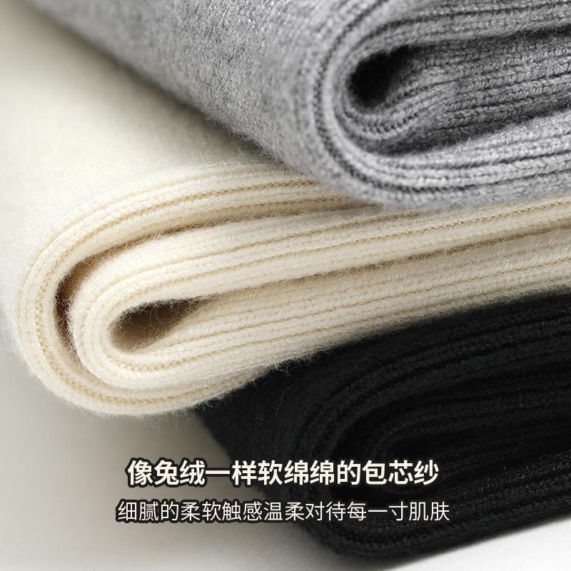 75671-春季新款束脚女高腰裤子弹力针织宽松显瘦小个子哈伦奶奶裤-详情图