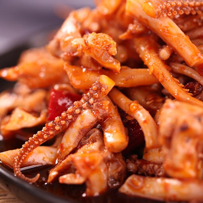【纯鱿鱼】麻辣零食特产香辣鱿鱼须海鲜小吃休闲食品