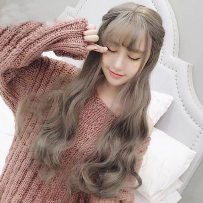 假发套女士长卷发大波浪中长发逼真自然整顶蓬松梨花长发微卷发套