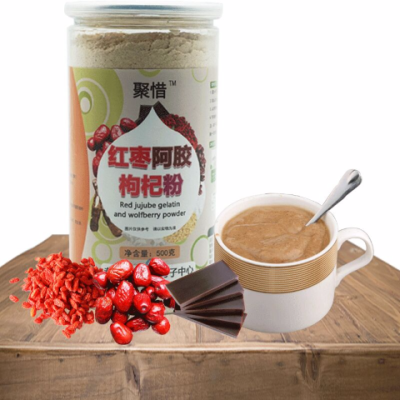 500g聚惜红枣阿胶枸杞代餐粉