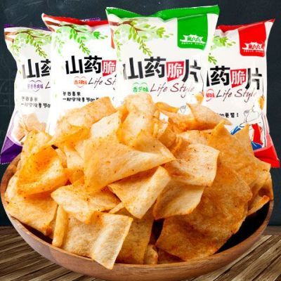 ¡¾¿÷±¾ÌØ»Ý 50g*15´ü¡¿Ïåµãµãɽҩ´àƬ50g/´üÏã´à±¡ÊíÆ¬ÐÝÏÐÁãʳ