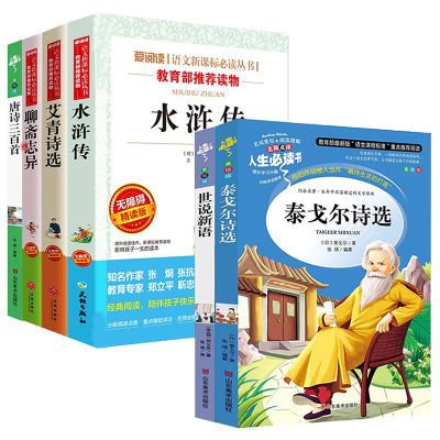 艾青诗选水浒传泰戈尔诗语文新课标必读丛书九年级上册指定课外书