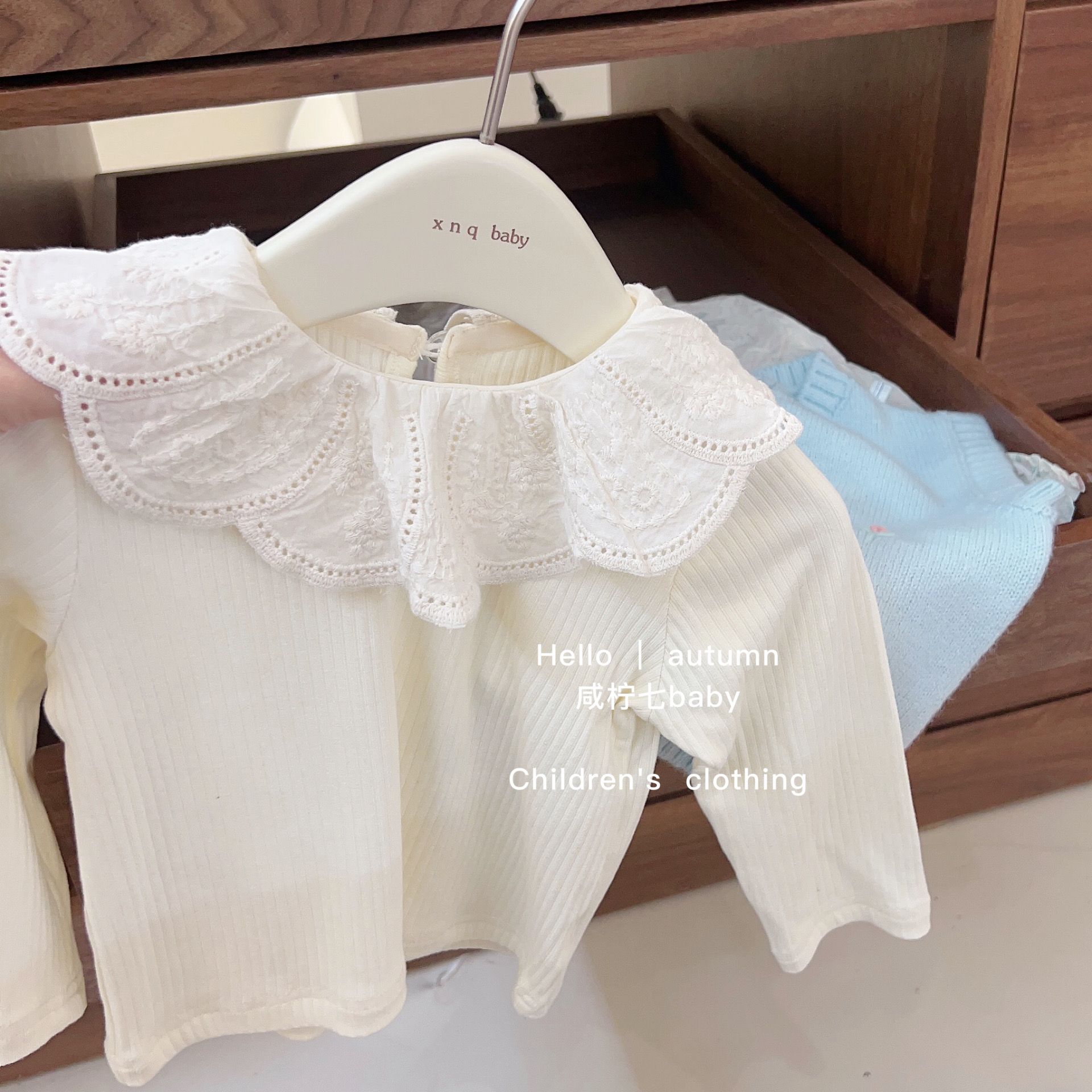 韩国童装女童秋装纯棉打底衫23新款女宝宝针织长袖T恤儿童上衣潮