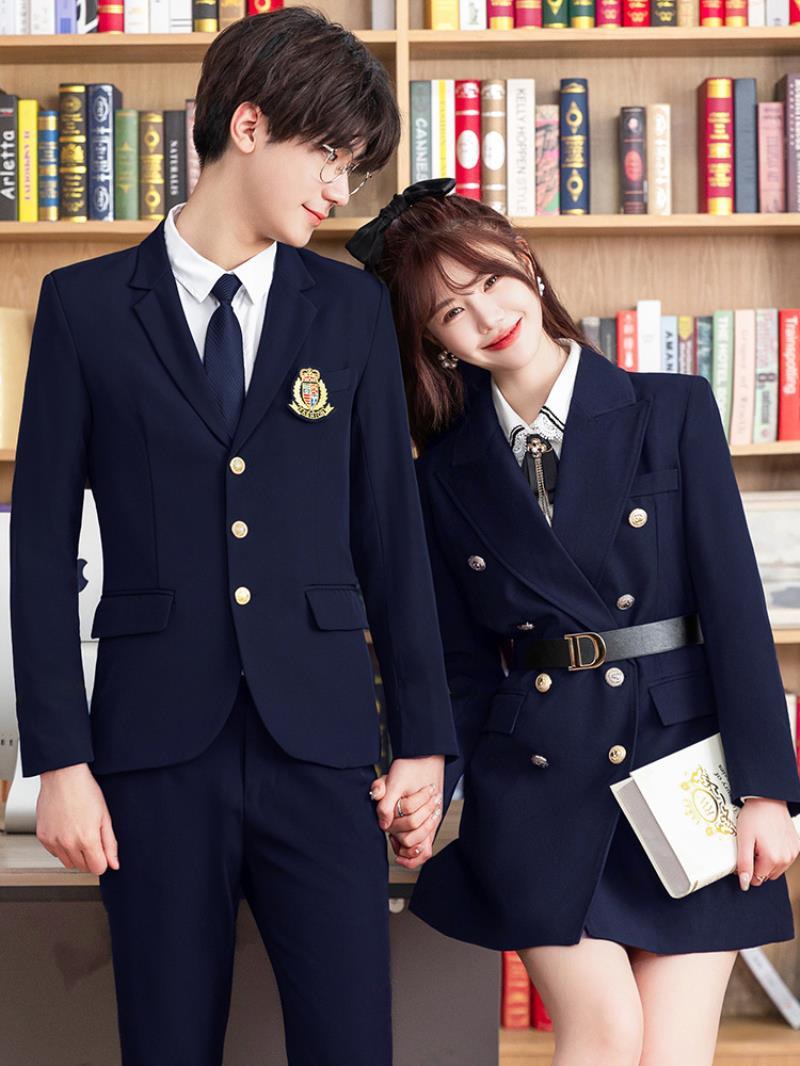 Suit suit men and women with the same paragraph spring and autumn new long-sleeved college wind JK uniform garden uniform class uniform school uniform suit skirt
