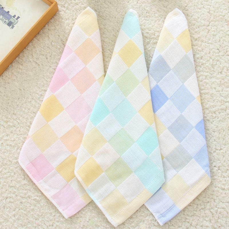 纱布小方巾婴儿儿童纯棉毛巾速干新生儿口水巾小毛巾擦手巾洗脸巾