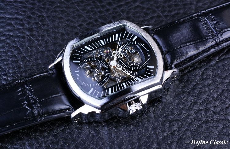 【正品手表质保一生】新款全自动镂空机械表大表盘男士机械手表