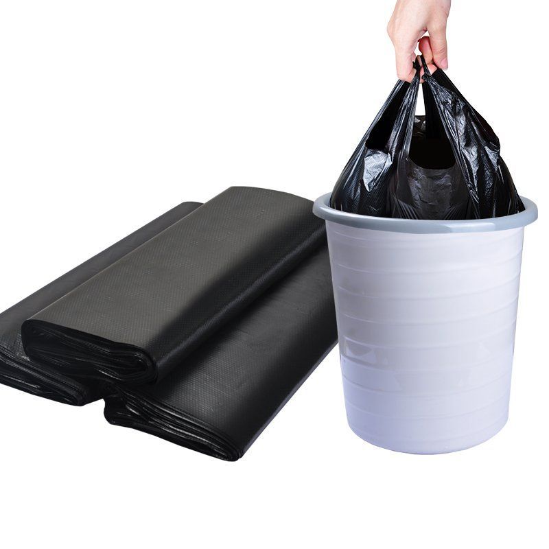 垃圾袋加厚家用手提垃圾袋中号大号厨房塑料袋批发背心袋加厚加大