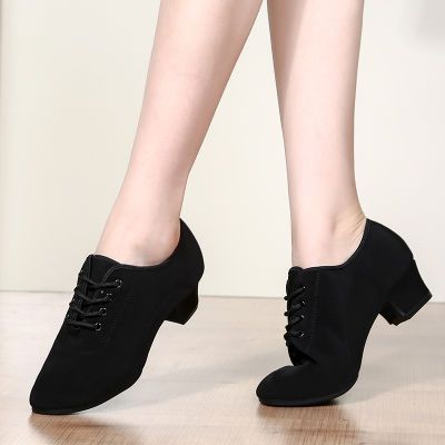 春夏女式交谊舞鞋女中跟软底教师鞋水兵广场跳舞蹈鞋女拉丁舞鞋男