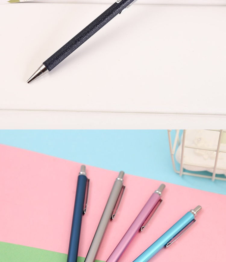 金属自动铅笔中小学生学生用品文具素描笔0.5自动铅笔0.7书写铅笔