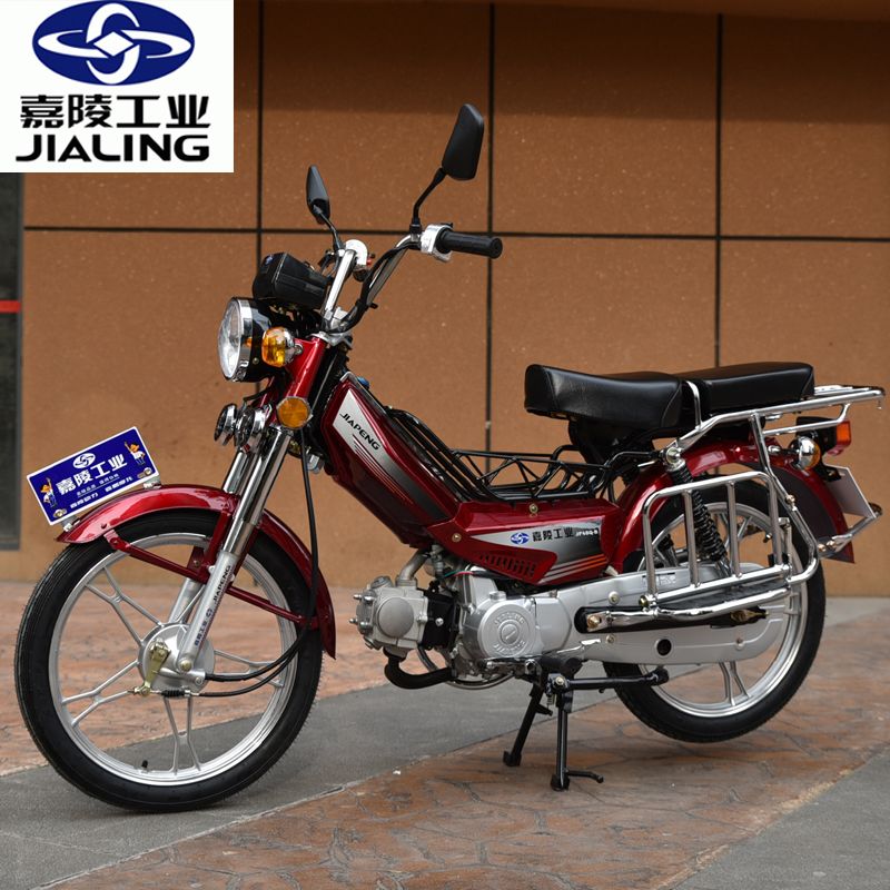 国四电喷4嘉陵发动机嘉鹏48q助力弯梁轻便代步燃油摩托车可上蓝牌