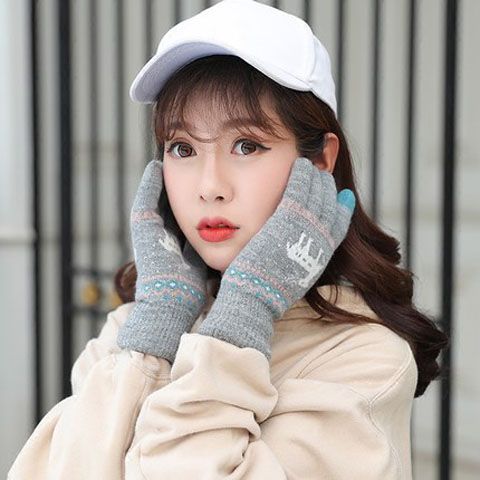 双层保暖御寒骑行手套 80