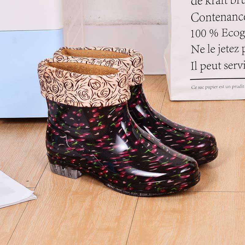 雨鞋雨靴短筒时尚防滑防水鞋水靴女厨房成人韩国胶鞋可爱套鞋夏季