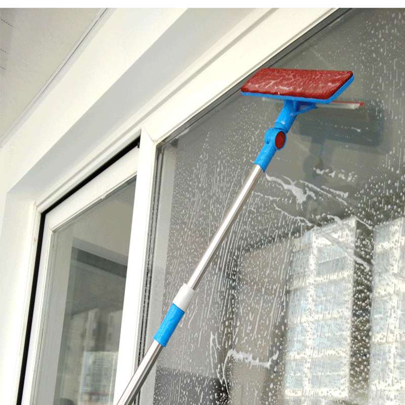 擦玻璃神器擦窗器家用擦窗户清洁工具伸缩杆双面清洗刮水器搽玻璃【3