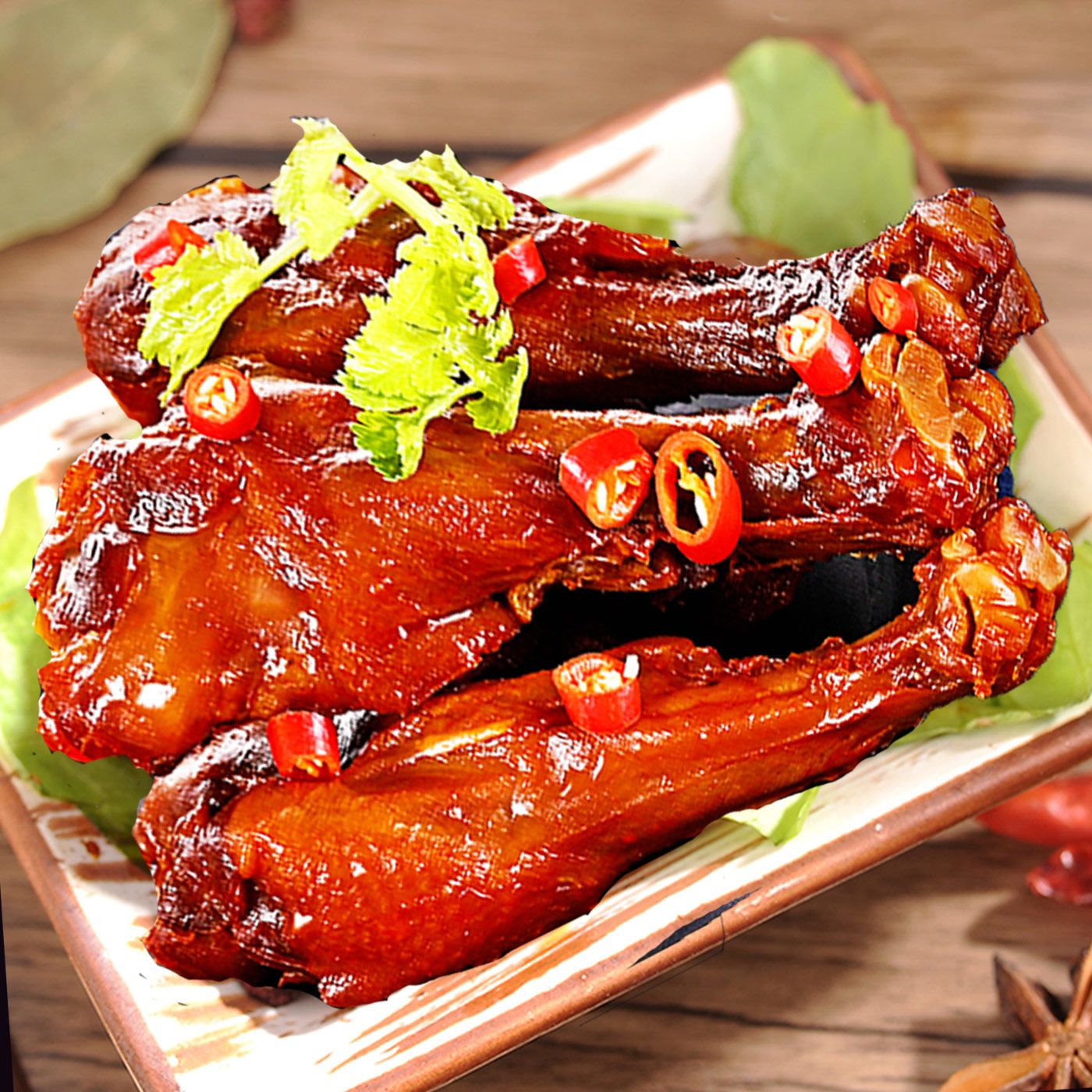 神话小腿王香辣鸭腿盐焗鸭腿多规格肉类乡巴佬零食鸡腿批发