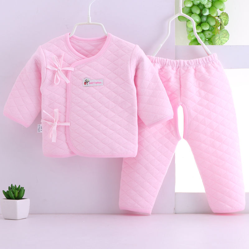 新生婴儿衣服纯棉保暖衣刚出生婴儿套装宝宝和尚服春秋冬季款