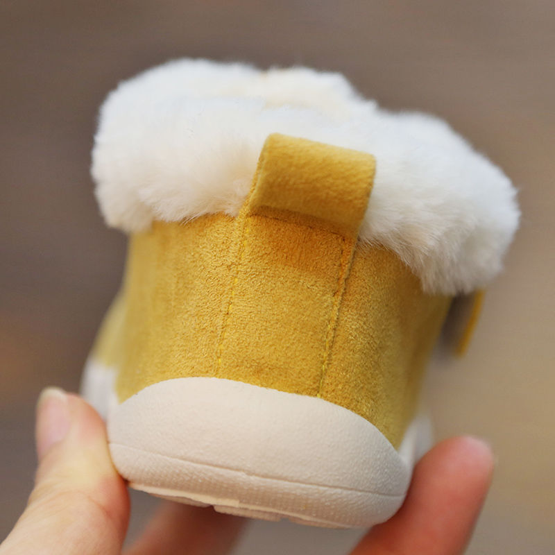 宝宝棉鞋1-3岁婴儿学步鞋软底冬季男防滑加绒女机能鞋儿童鞋子2岁