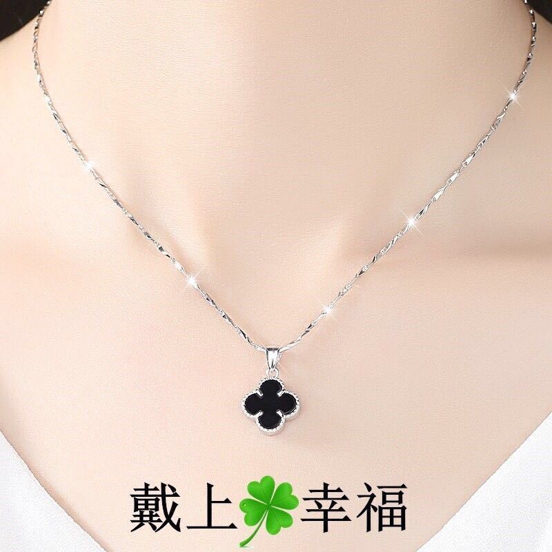 925 Sterling Silver Necklace female clavicle chain female pendant student day gift