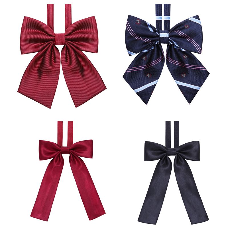 Korean women's necklaces British college style hand tie ribbon free Bow Tie Shirt bow tie JK sailor suit tie