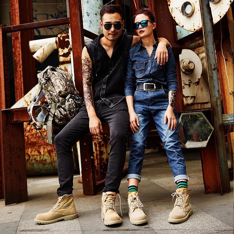 Herbst Arbeitskleidung Schuhe Martin Herren Mid Top Sho British 2022 Neue echte Leder Mode Stiefel_voghion.com