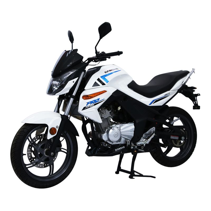 建设牌无界王燃油骑式摩托车整车150cc全新水冷链条机街跑车机车