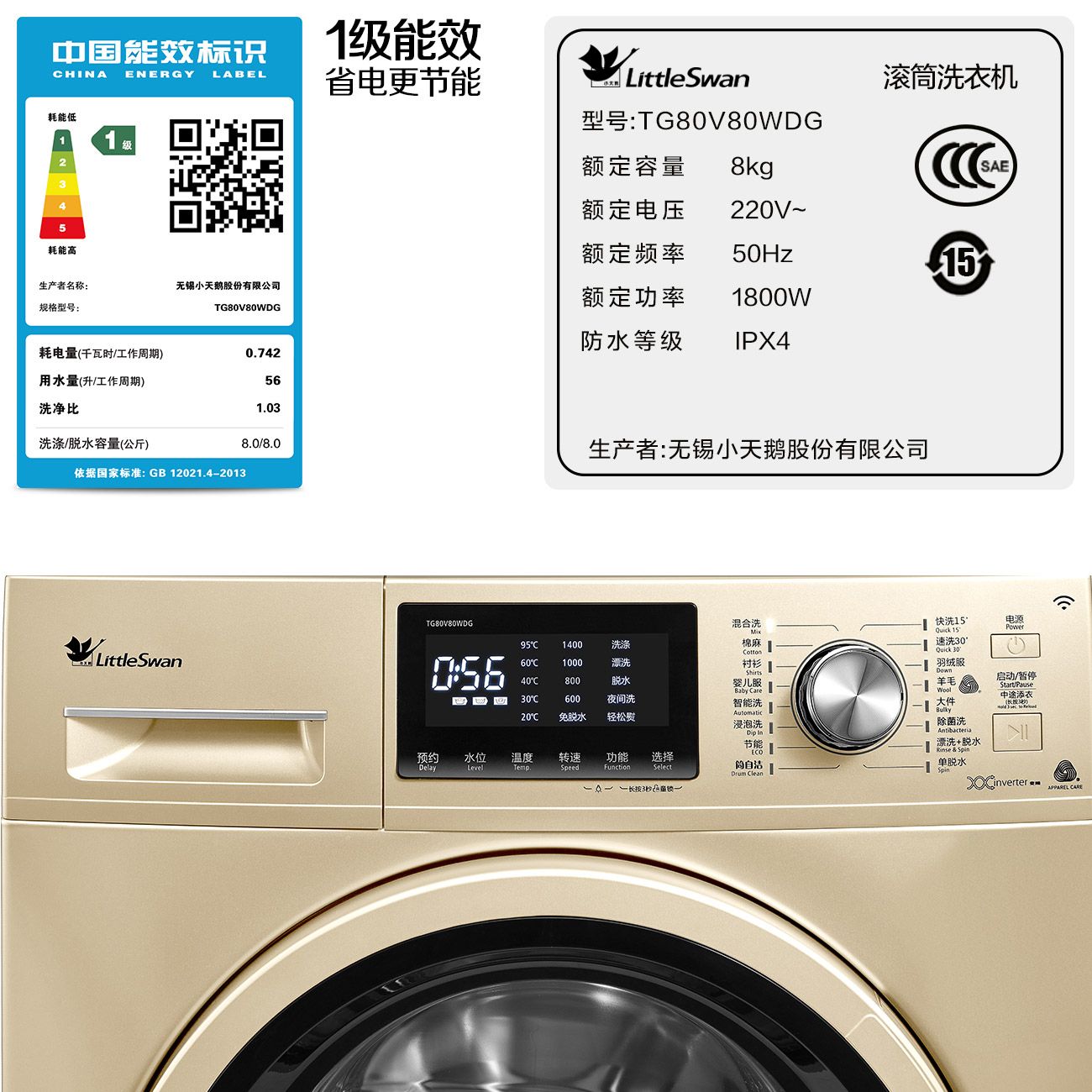 全自动洗衣机标识图片