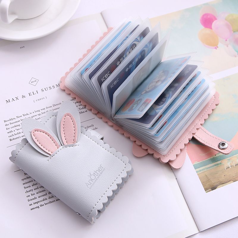 Multi card bag lady card cover women student Korean version lovely card pack certificate pack credit card clip 2020 NEW