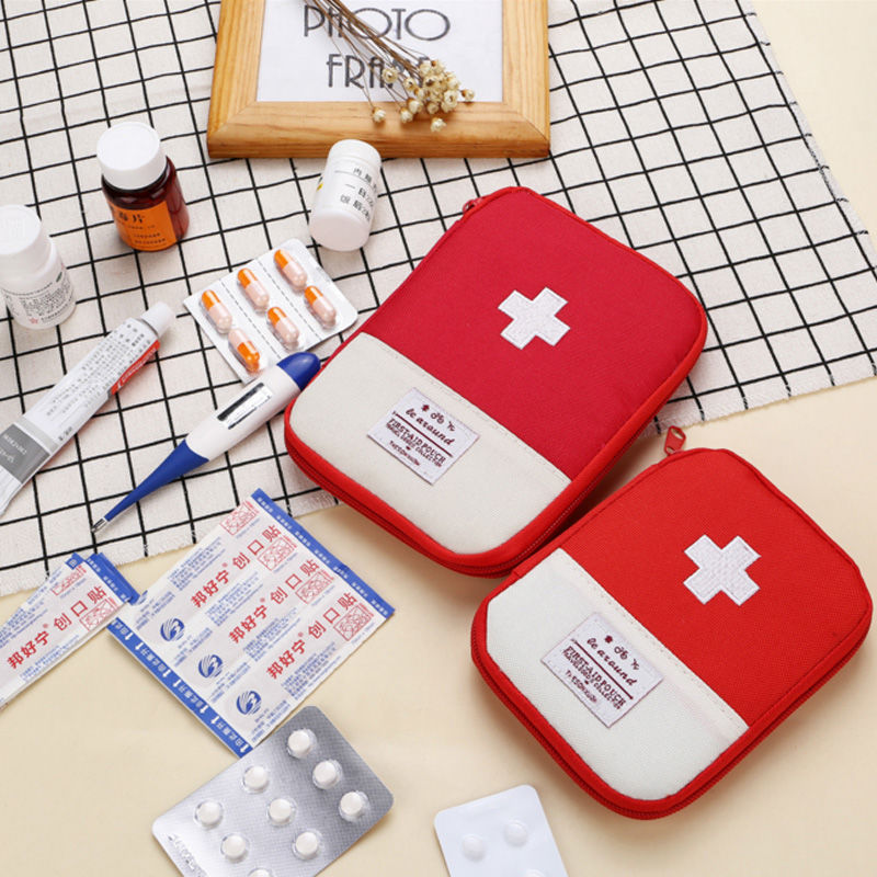 居家旅行出差便携式医药包 户外医疗包学生药品收纳包 随身小药包