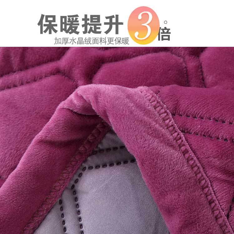 水晶绒毛毯女加厚保暖法兰绒床单纯色双层绒毯双人床冬季床盖毯子