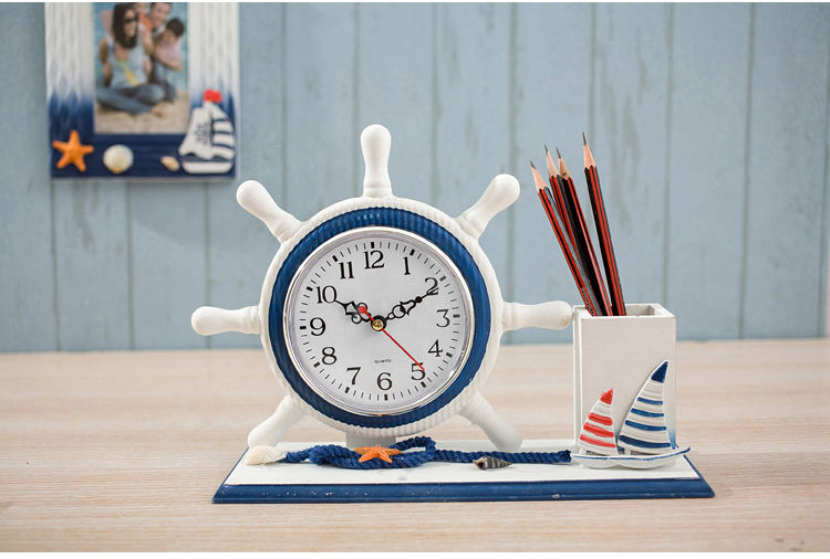 台式钟表摆件客厅卧室床头座钟欧式办公桌面个性家用新款创意时钟