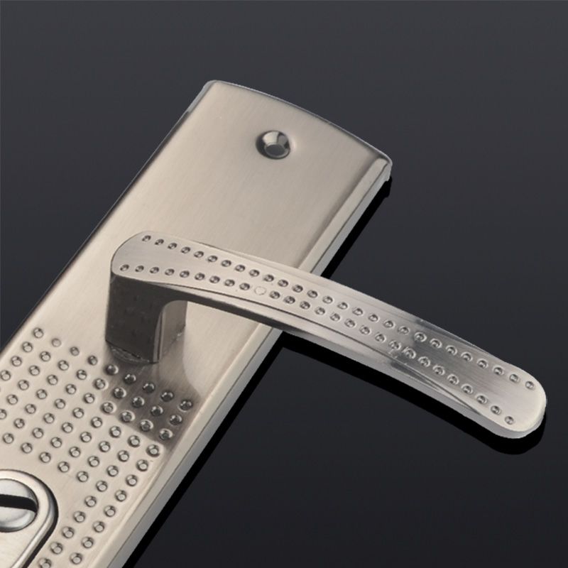 防盗门把手老式门配件实心手柄通用型锁具配件执手锁面板