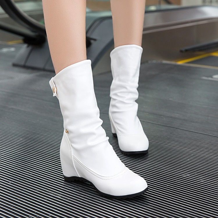 slope heel boots
