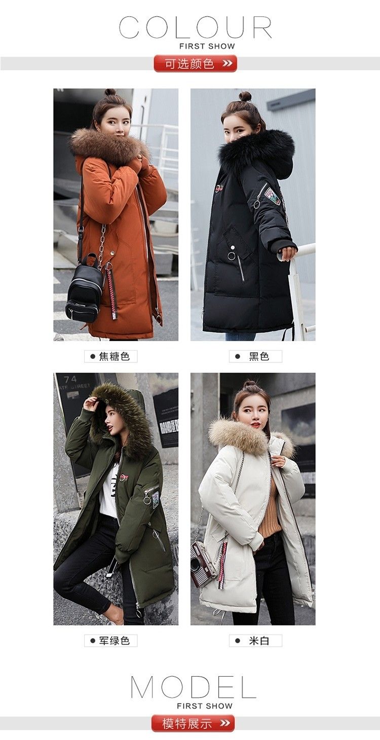 2020新款冬装加厚大码宽松棉袄女中长款学生韩版棉服女棉衣女外套