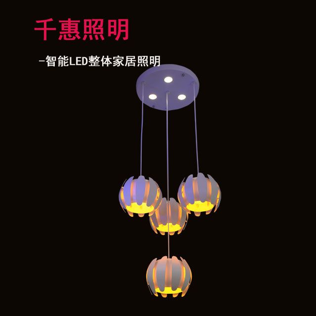 6939千惠灯创意吊灯简约家居led客厅吊灯具客房卧室吊灯餐吊灯