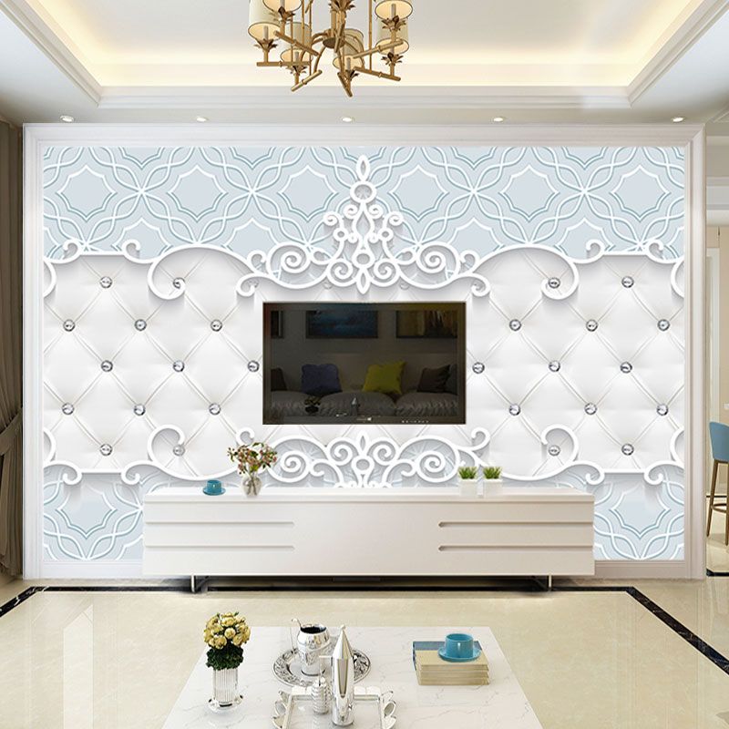 背影墙装饰电视背景墙现代简约壁纸墙画无缝欧式影视墙纸简欧壁画