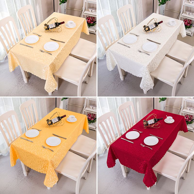 Hotel Grand Table Tablecloth Fabric, Round Table Pads For Dining Room Tables