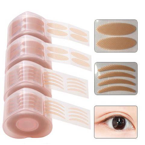 600/1200 paste double eyelid paste invisible fiber strip natural traceless waterproof transparent super sticky pull line lasting big eyes