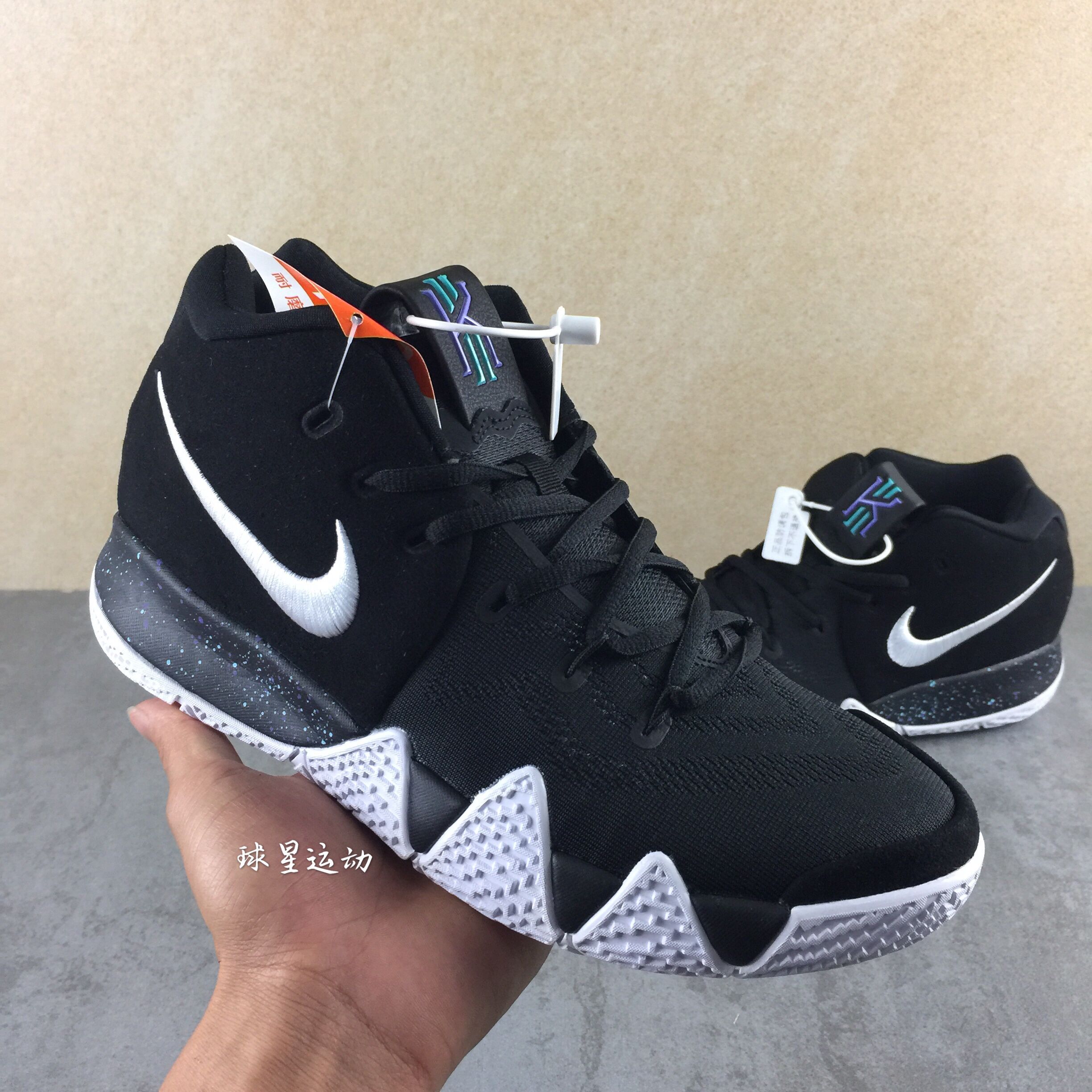 欧文4代篮球鞋 kyrie4鸳鸯ncaa中国红黑白黑人月猴年实战耐磨气垫