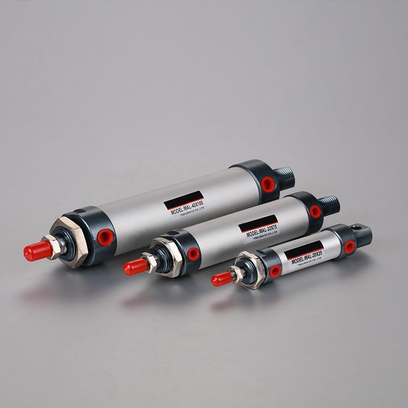 铝合金迷你气缸mal16 20 25 32 40-25 50 75 100 125 200 250 300