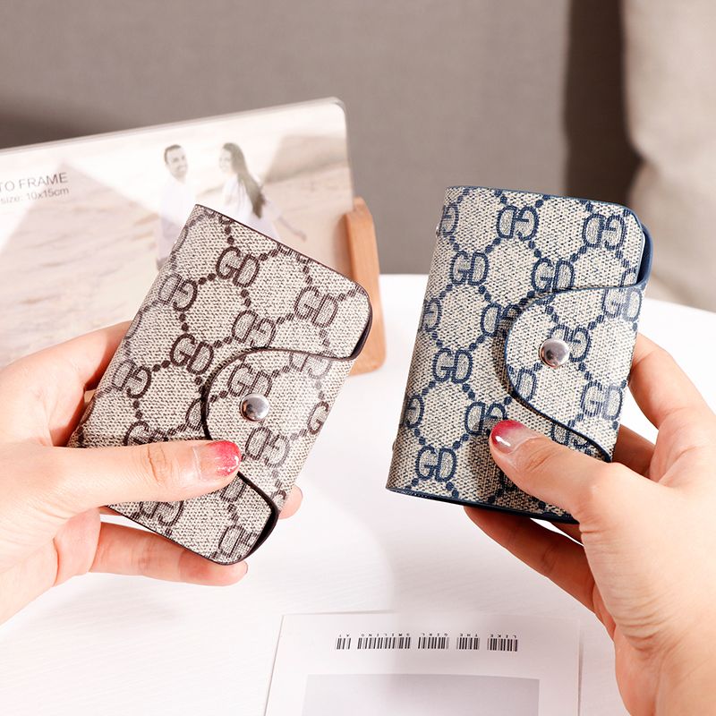 Personalized card bag men's and women's bank card cover multi card credit card case small and simple Mini cute card bag