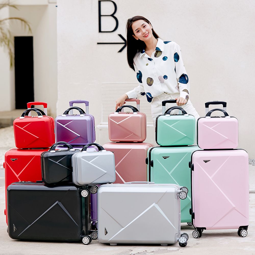 破损包赔小清新子母箱女旅行箱行李箱拉杆箱男万向轮韩版密码箱子