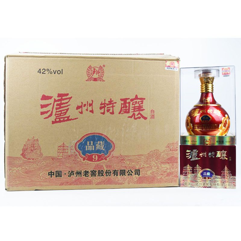 泸州老窖42度泸州特酿酒500ml×6瓶白酒整箱特价