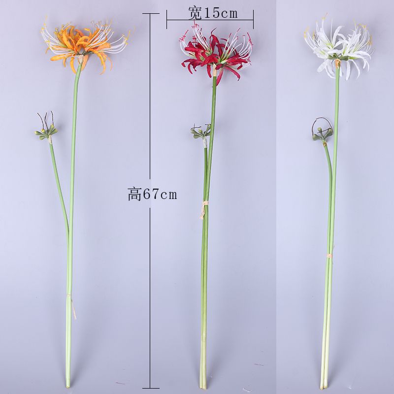 Other shore flower artificial flower MANSA pearl Chinese Lycoris artificial flower antique photography artificial flower props flower arrangement living room