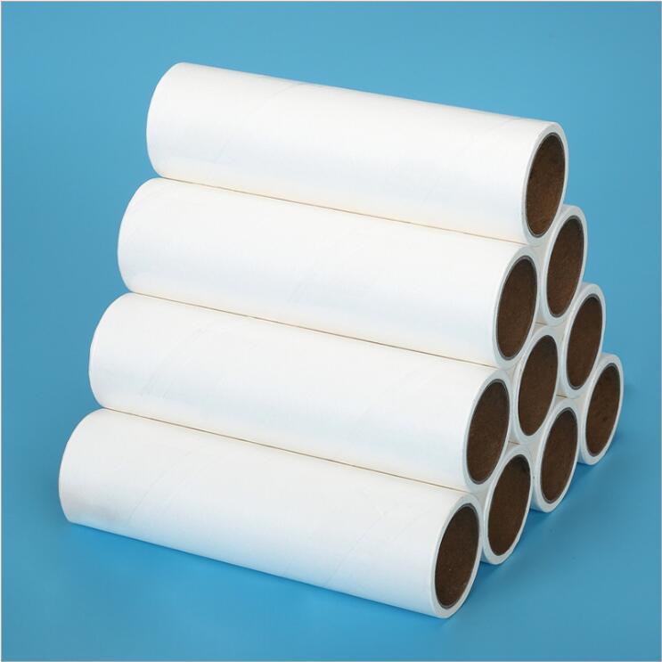 粘尘纸粘毛器替换纸芯1016cm可撕式除尘纸滚筒沾毛卷纸滚刷毛纸