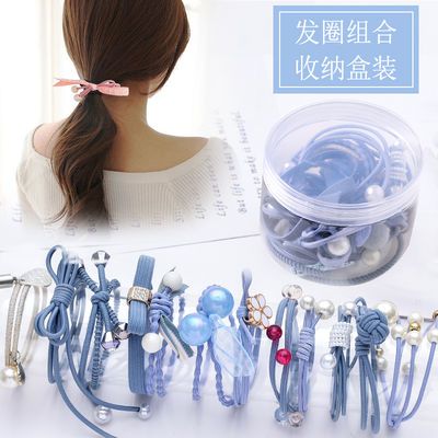 韩国女星发型发饰