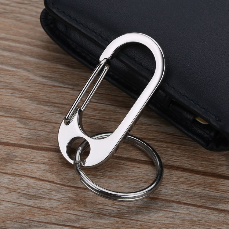 304不锈钢钥匙扣圈环皮带挂件男士女士腰挂遥控器创意小汽车金属