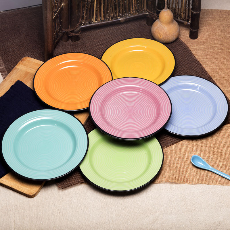 创意时尚家用陶瓷碗米饭碗汤碗面碗大碗小碗餐具套装碗碟套装