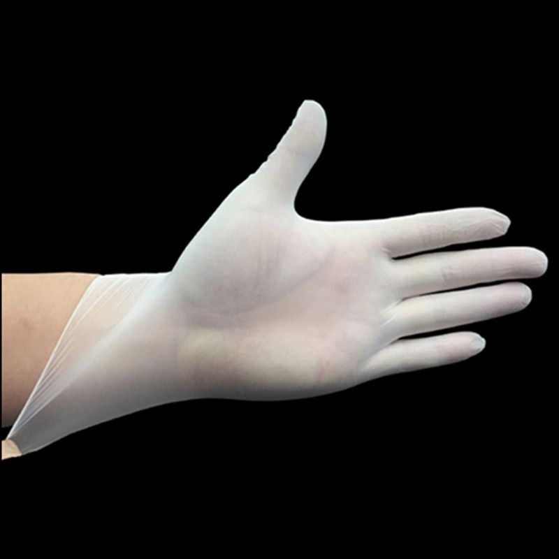20-100只一次性pvc手套餐饮烘焙食品医用牙科美容美发塑料手套